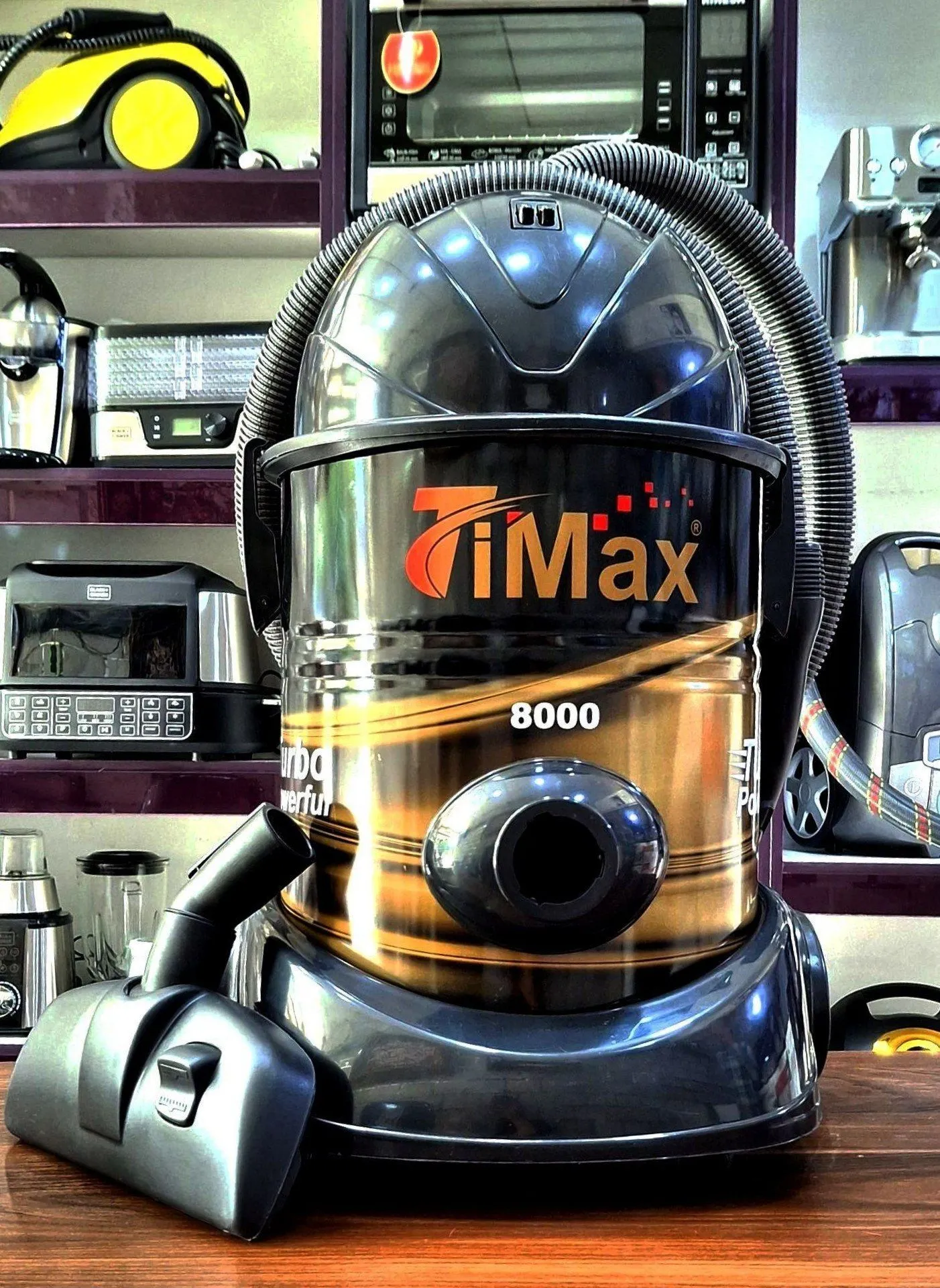 Timex canister vacuum cleaner, imported from Egypt, 8,000 watts, copper coil